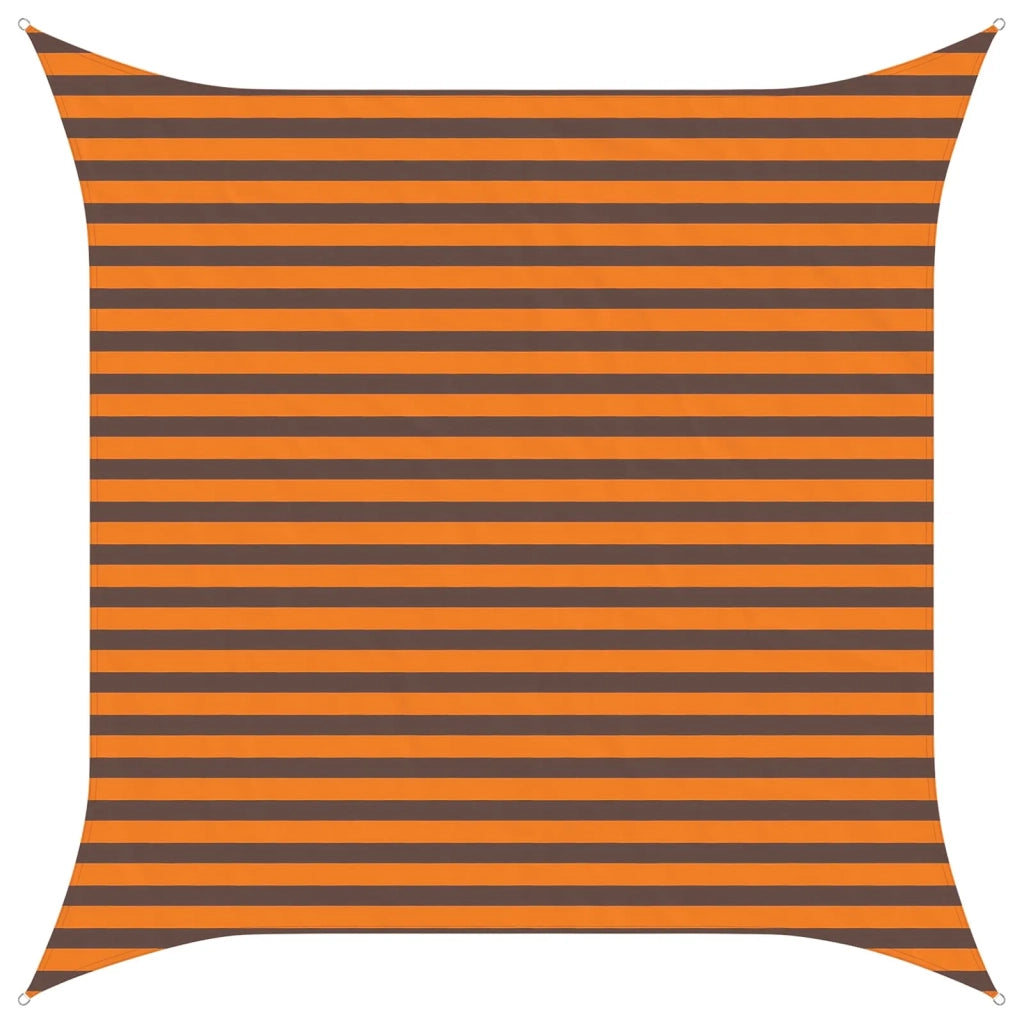 Vela Parasole | Telo Ombra | Vela da ombra solare Arancione e Marrone 3 x 3 m