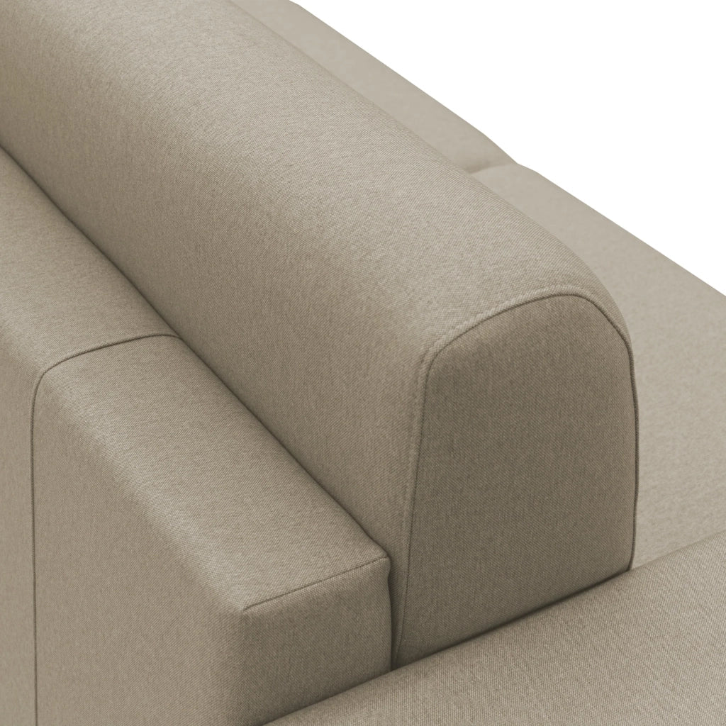 Chris Divano letto matrimoniale tessuto impermeabile 186 cm beige