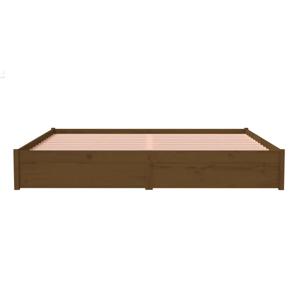 Giroletto senza Materaso Ambra in Legno Massello 200x200 cm