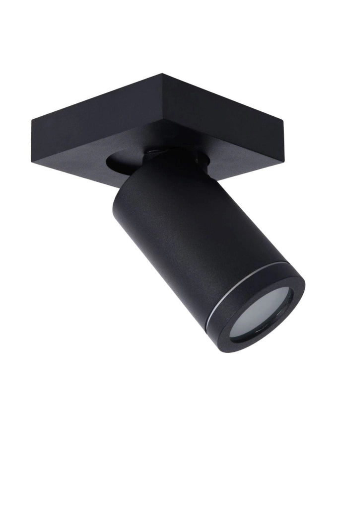 Spot soffitto Lucide Taylor nero GU10 5W 2200-3000K