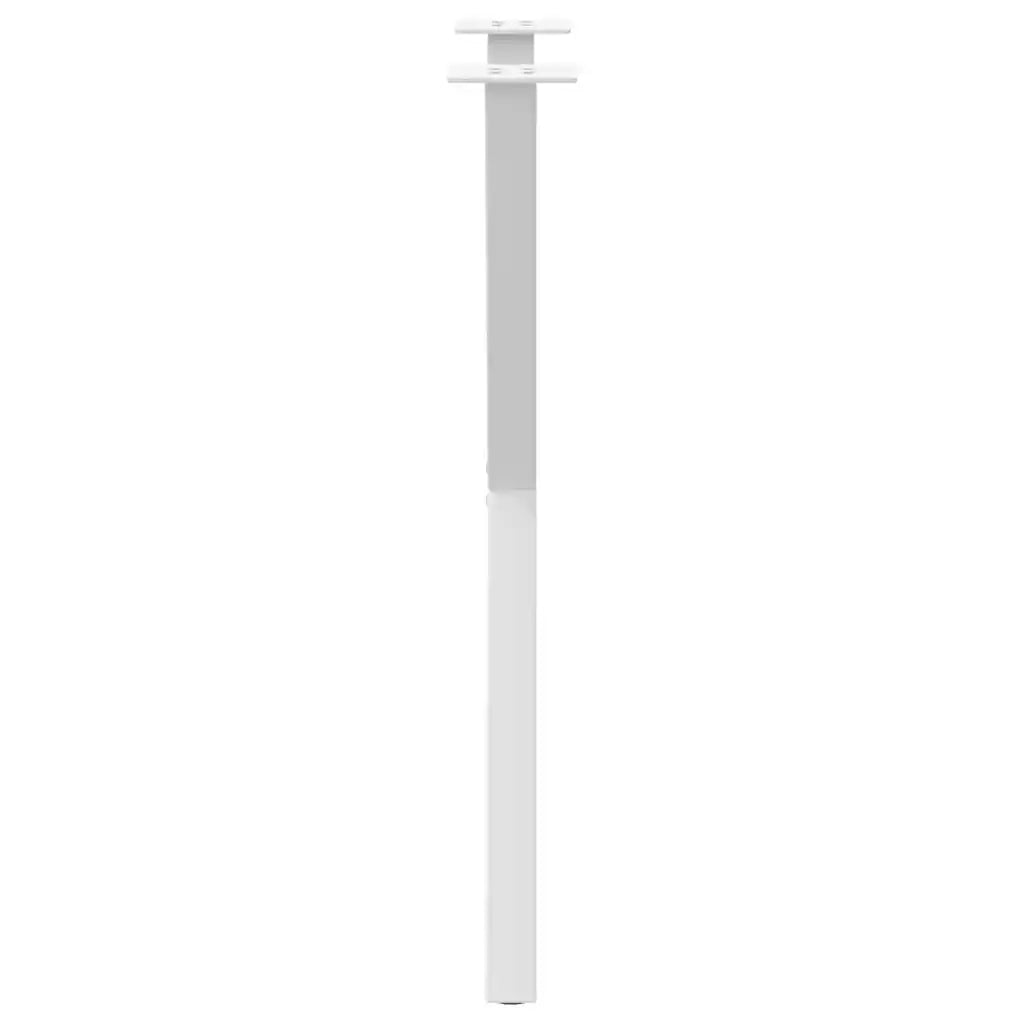 Gambe per tavolo da pranzo a forma di X 2 pz bianche 57x(72-73) cm in acciaio 4012913
