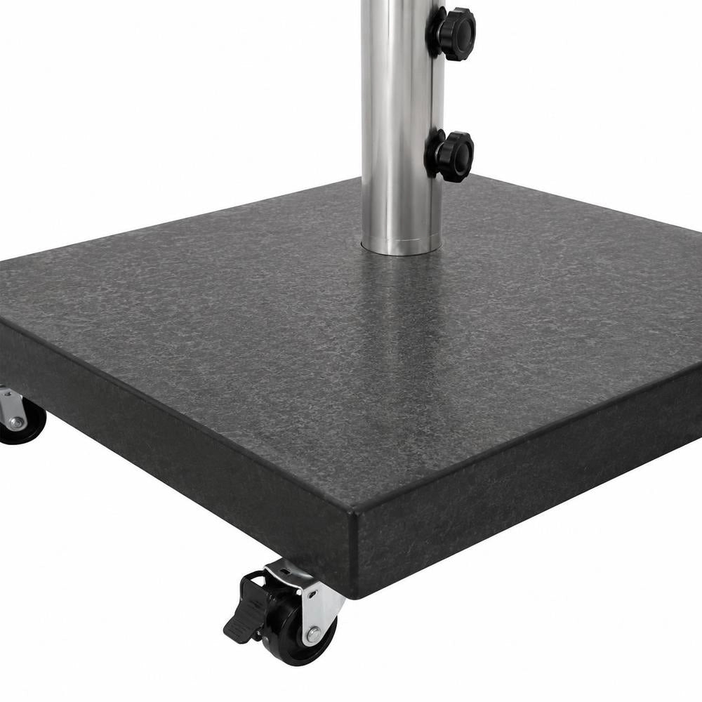 Granite Parasol Base, 30 Kg, Square, Black