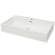 Lavabo con foro rubinetto in ceramica 76x42,5 cm bianco 02_0002535