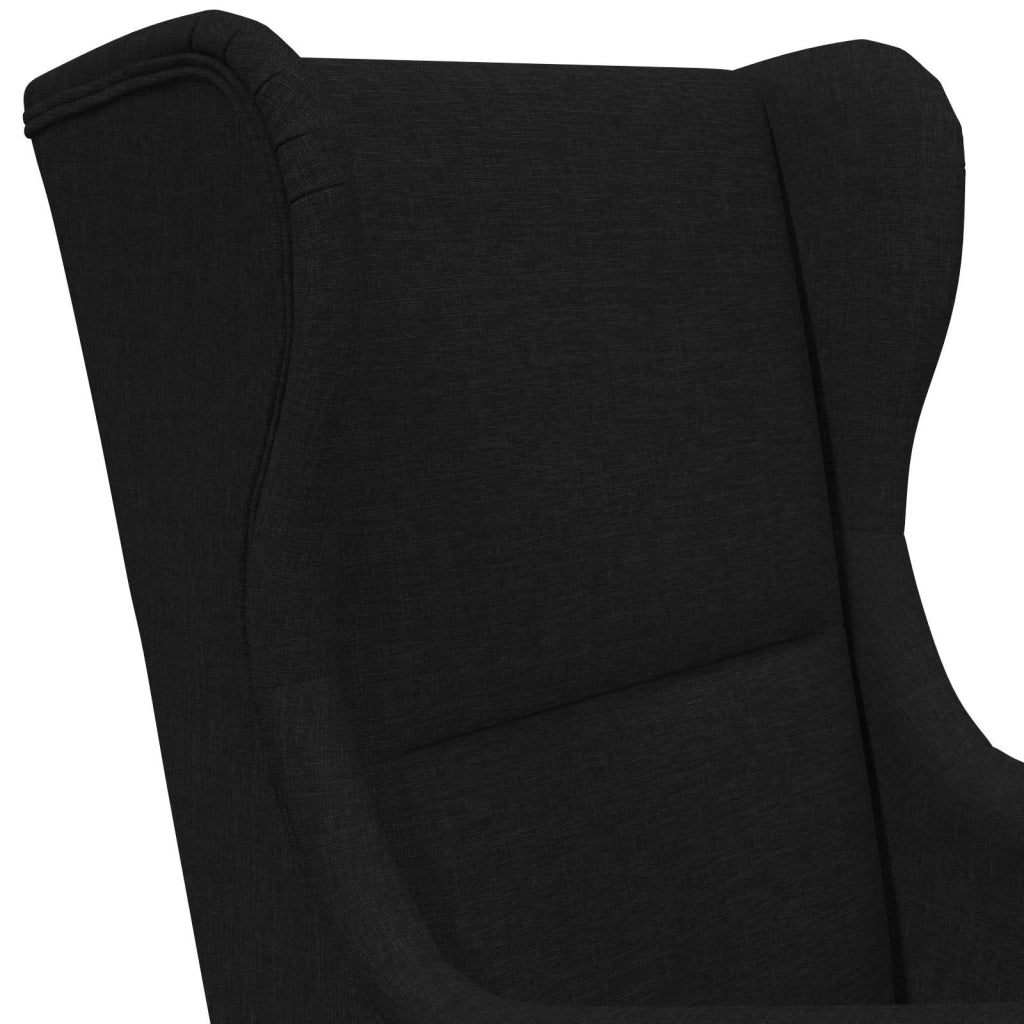 Divano Sedia-Poltrona-Poltroncina Nero Tessuto 996781