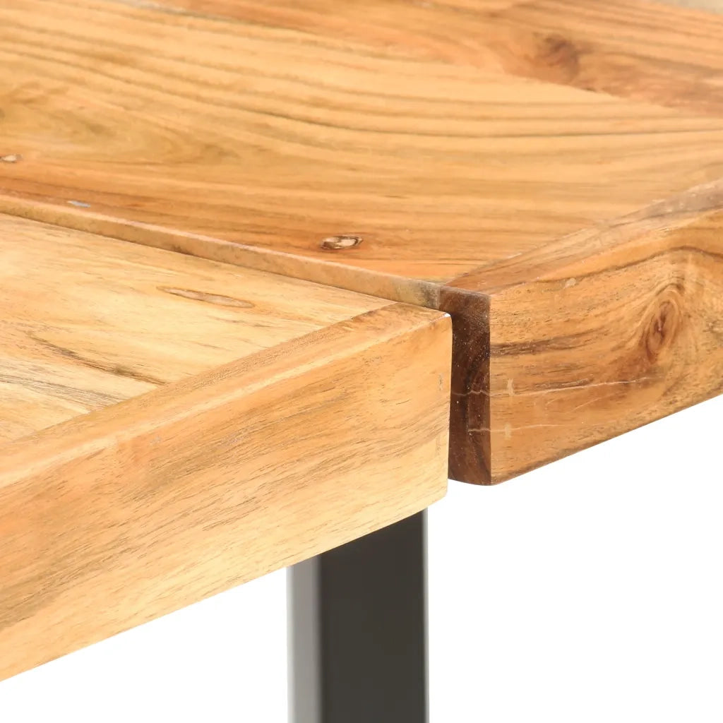 Tavolo da Bar 180x70x107 cm in Legno Massello di Acacia cod mxl 60029
