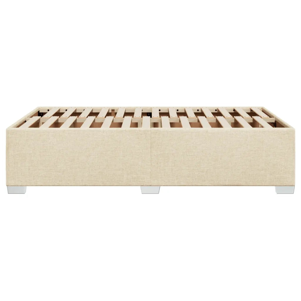 Giroletto senza Materasso-Struttura Letto Crema 120x200 cm Tessuto 105621