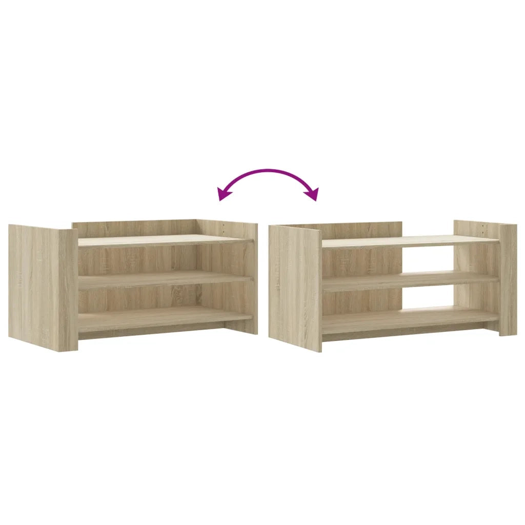 vidaXL Tavolino Salotto Rovere Sonoma 100x50x50cm in Legno Multistrato