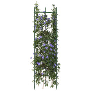 vidaXL Sostegno per Pomodori 2pz 116 cm in Acciaio e PP