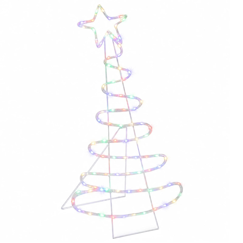 Sagoma albero di Natale LED LOVIISA 100 LED Multicolore 42053447