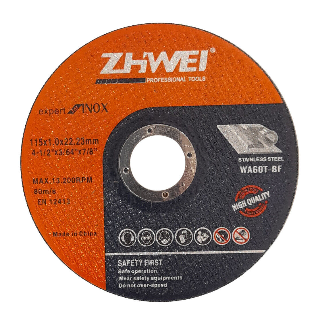 25 PEZZI DISCO ABRASIVO DA TAGLIO FERRO 115 X 1,0 X 22,23MM ULTRA SOTTILE XIN