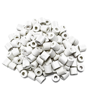 250 Gr Cannolicchi In Vetro Sintetizzato Con Calza Per Acquario Ceramica Attiva         