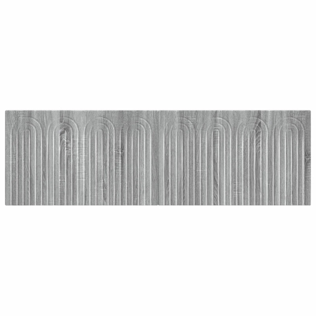 Testiera da Muro ALKMAAR Sonoma grigio Legno ingegnerizzato 896291