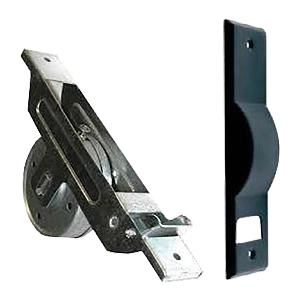 1pz avvolgitore automatico semincasso mt 6 interasse 165 - placca nera cod:ferx.3088410nlm