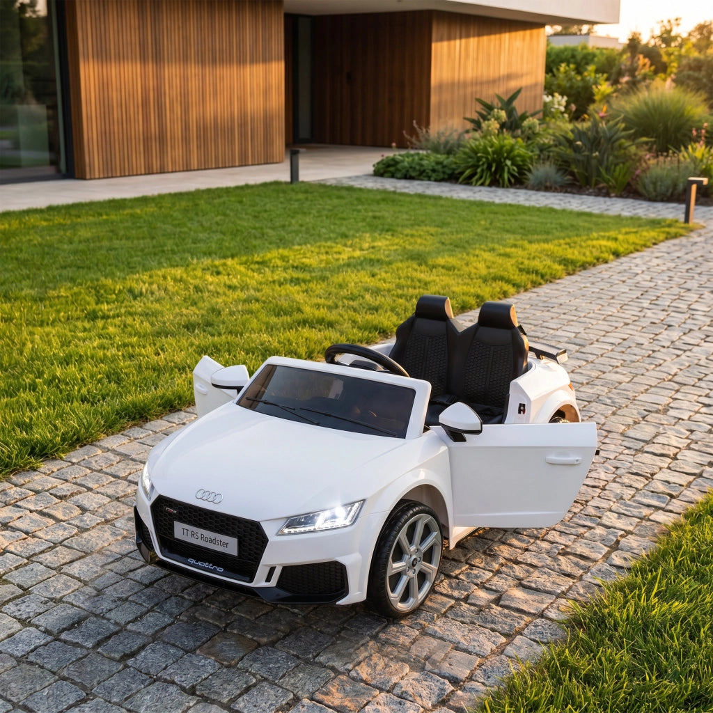 Auto elettrica Audi TT RS Roadster ¨C Xylo ¨C con telecomando LED USB bianco 3 km/h