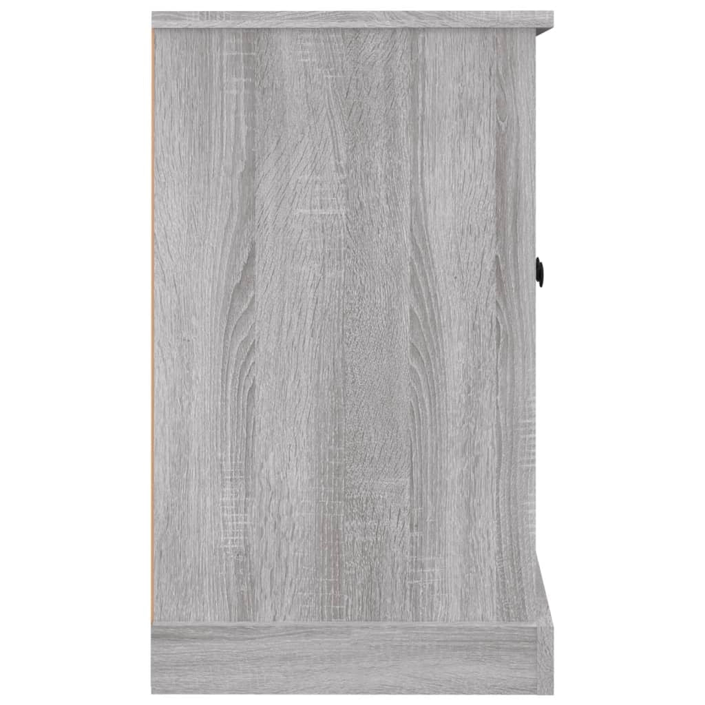 Buffet credenza cassettiera armadio mobile contenitore organizer cucina soggiorno rovere Sonoma 100 x 35,5 x 60 cm legno ingegnerizzato grigio 02_0036246