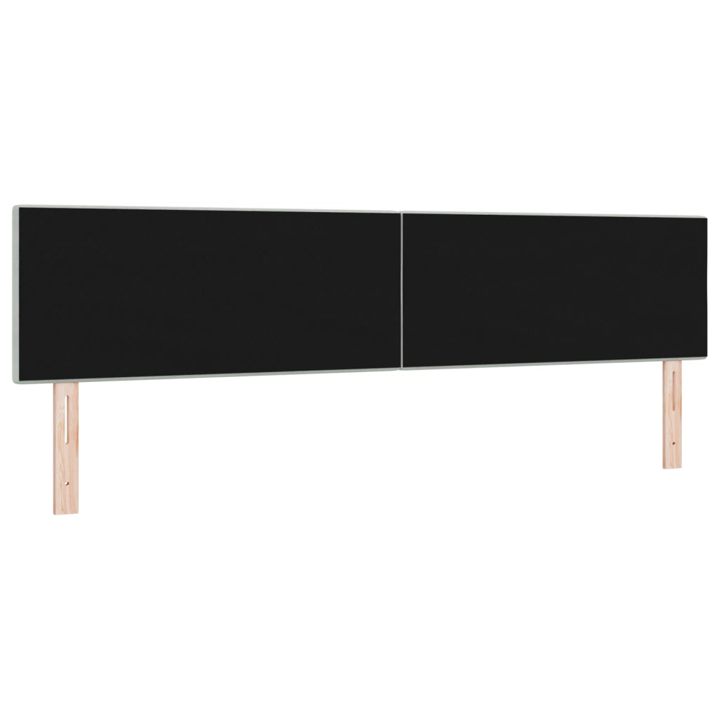 Testata LED  con bottoni, grigio chiaro, 100 cm, velluto
