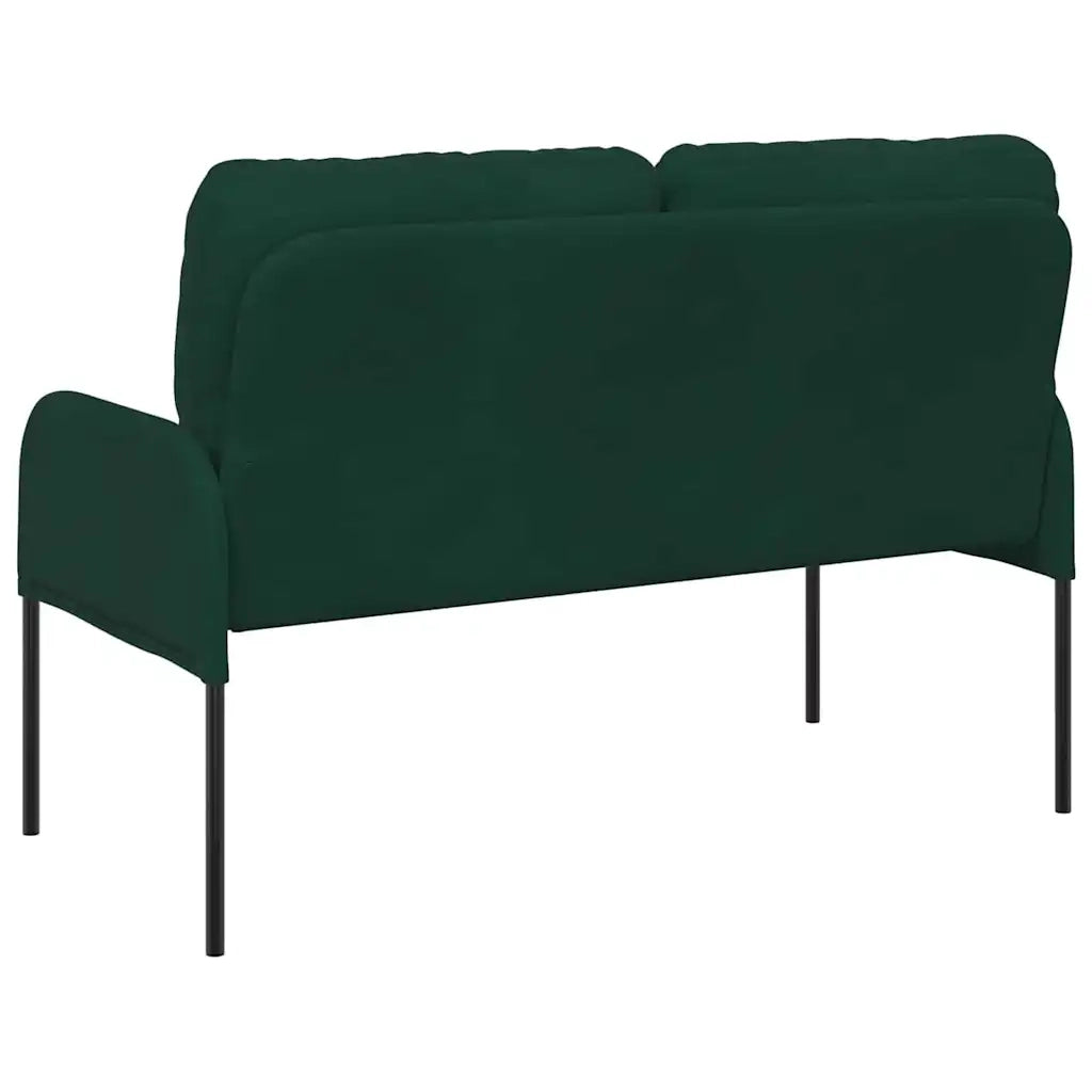 Divani con cuscino 110cm Verde Scuro Legno compensato