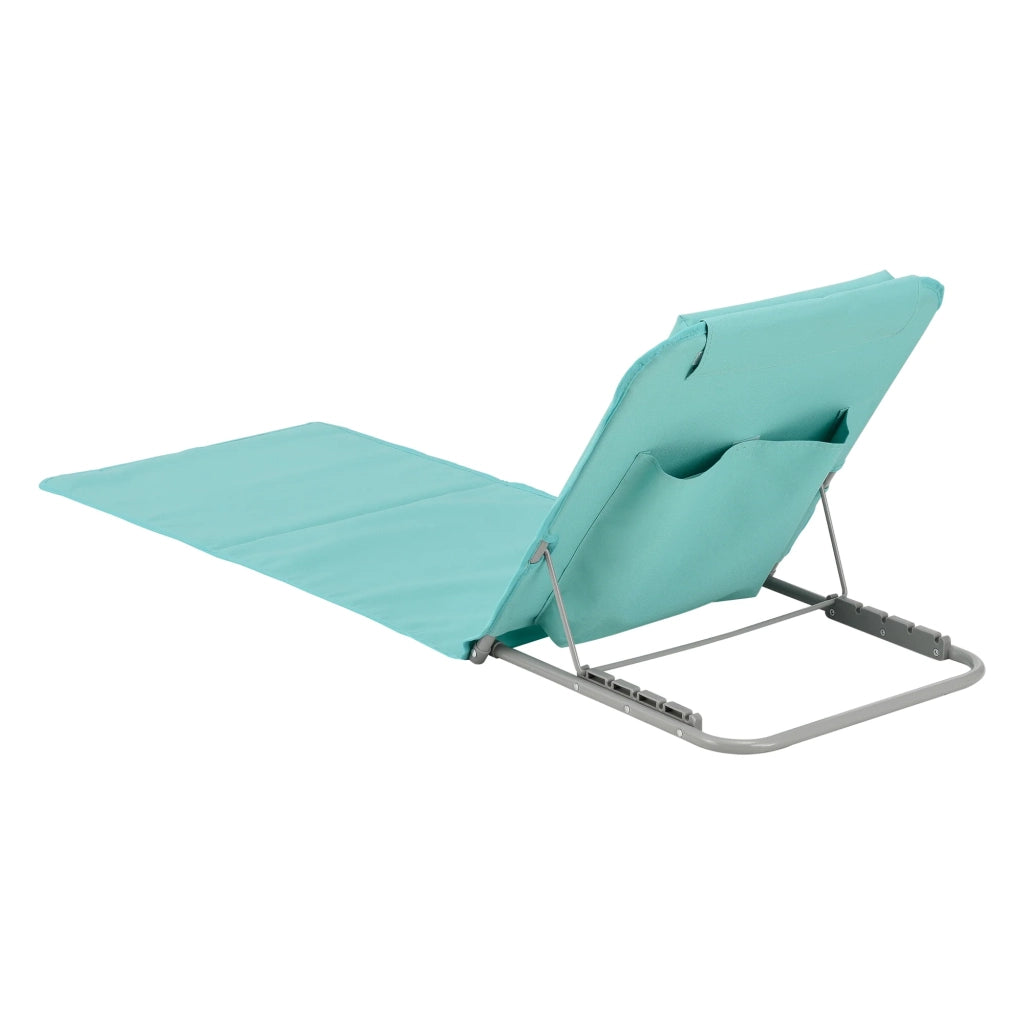 Set di 2 materassini da spiaggia reclinabili turchesi 03_0009659