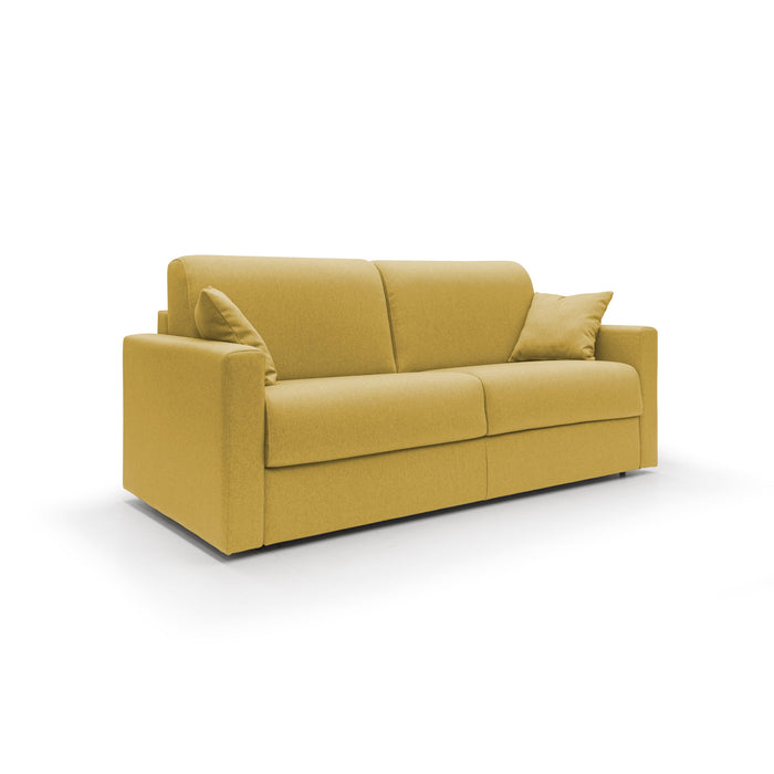 Chris Divano letto matrimoniale tessuto impermeabile 166 cm giallo