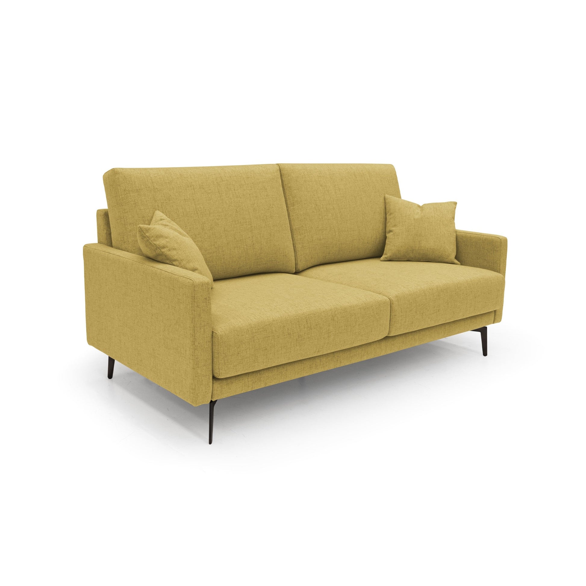 Saturno Divano moderno in tessuto morbido impermeabile T03 160 cm giallo