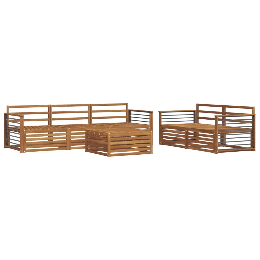 Set di divani da esterno 6 pcs Naturale 3373029