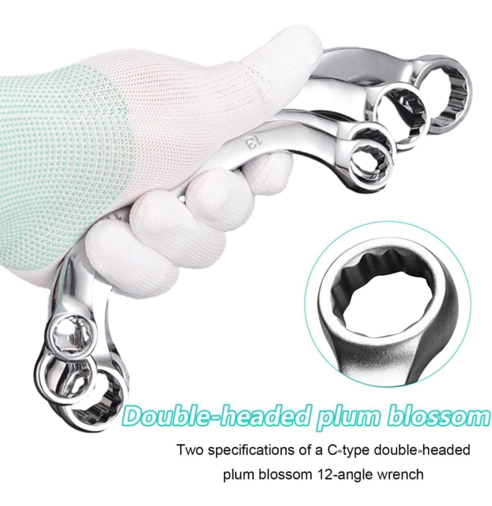 SET 5 CHIAVI AD ESSE POLIGONALI CON PROFILO INTERNO MULTIGRIP 8-22 mm 07088