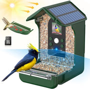 Casa per Uccelli HD Camera Solare Automatica Foto e Video Sensor di Movimento PIR 32 GB