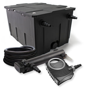Set Filtro a 1 camera 60000l Chiarificatore UVC 36W 3ª serie Pompa NEO8000 70W Tubo