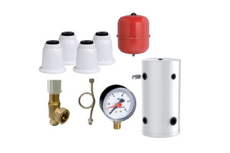 Kit Accessori Impianto per Pompa di Calore Haier Monoblocco da 11 a 16 kW  R-32 codice 25030004Z