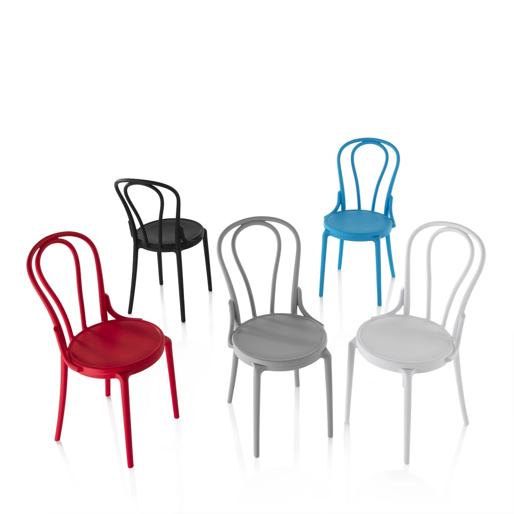 Set 4 Sedie FLY rosso