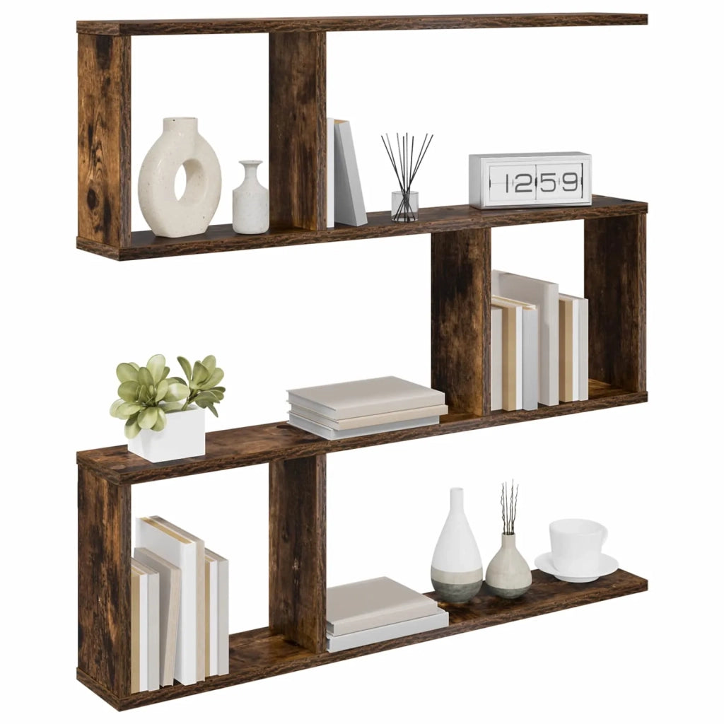 Scaffale da parete Rovere Fumo 80 x 12 x 79,5 cm 8012280