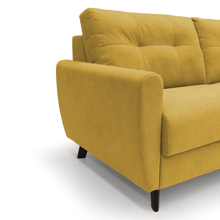 Callisto Divano letto matrimoniale 188 cm giallo