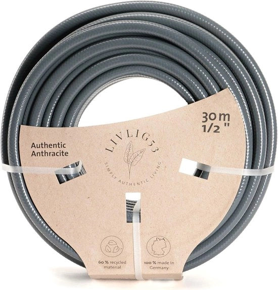 Serpentino per giardino 30 m - PVC riciclato - colore antracite