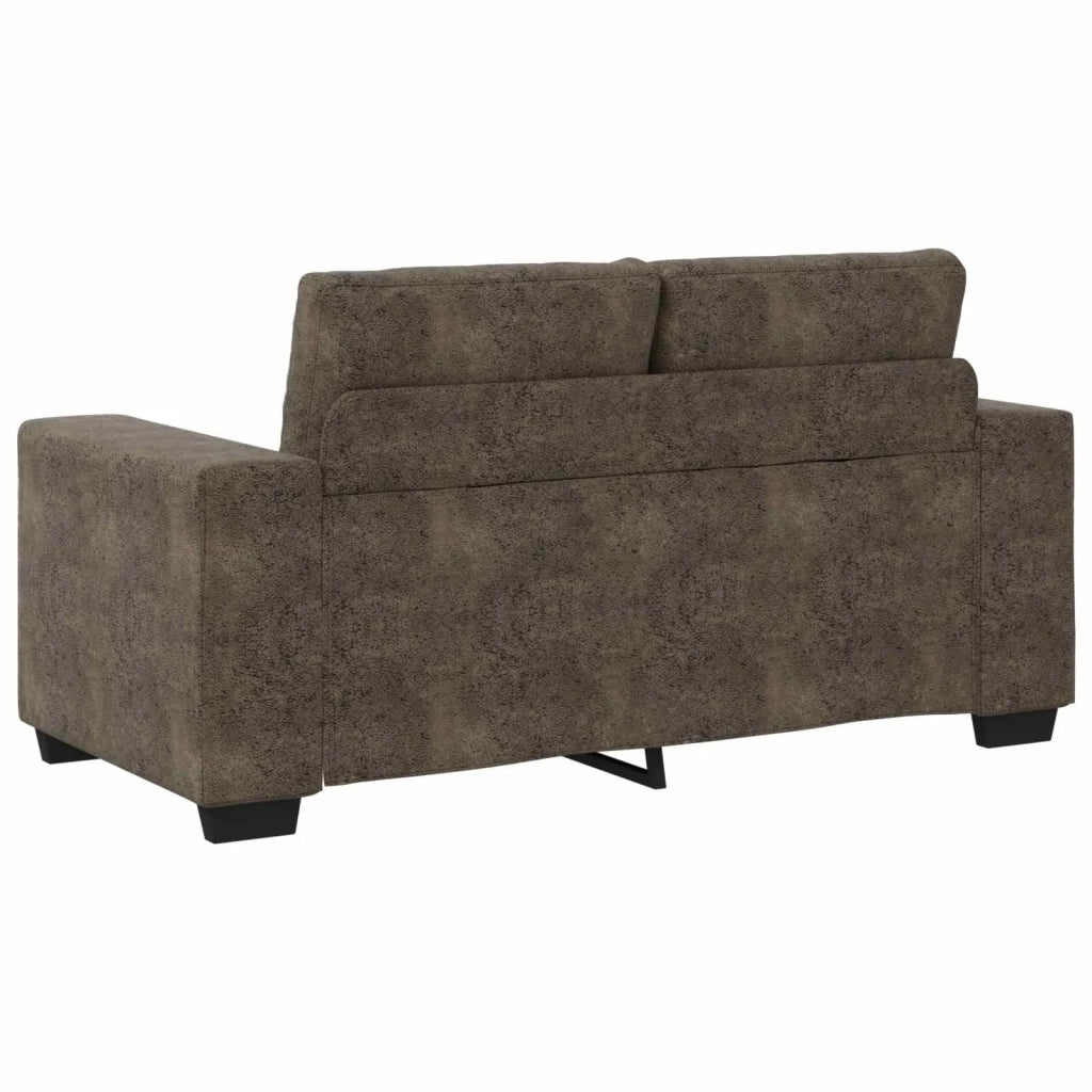 Divano 3 pcs Grigio scuro 221 x 80 x 80 cm Tessuto misto lino 3324638