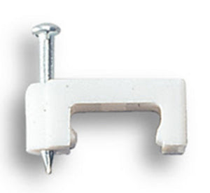 fissacavi pvc piatti c/chiodo mm.8 conf.25 pz cod:ferx.25041