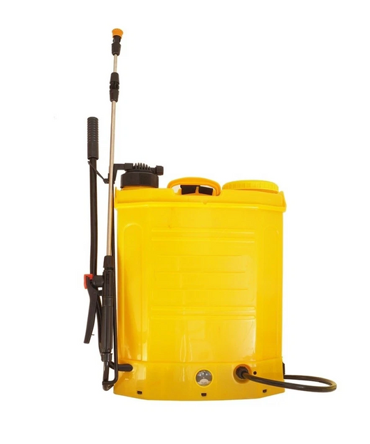 POMPA ATOMIZZATORE NEBULIZZATORE IRRORATORE A SPALLA ELETTRICA A BATTERIA E MANUALE 18 LITRI 2 FUNZIONI