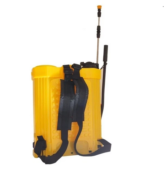 POMPA ATOMIZZATORE NEBULIZZATORE IRRORATORE A SPALLA ELETTRICA A BATTERIA E MANUALE 18 LITRI 2 FUNZIONI