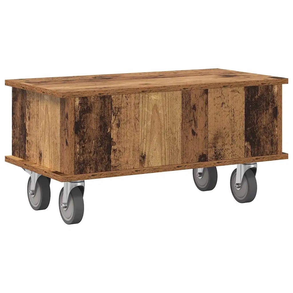 Supporto TV-Credenza per TV-Mobile TV Legno vecchio 68,5 x 35 x 35 cm Legno multistrato