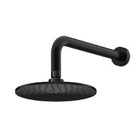 Set doccia tondo completo a incasso nero opaco - serie X Style