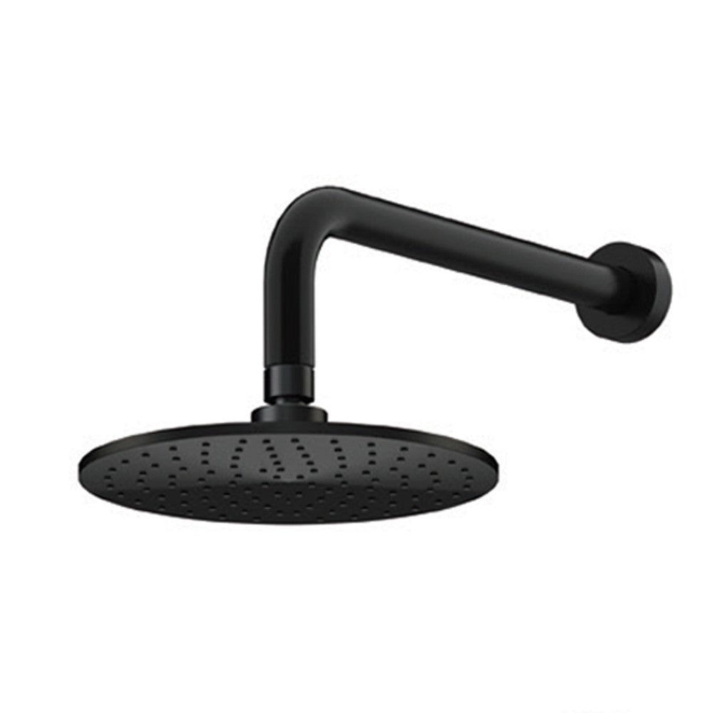 Set doccia tondo completo a incasso nero opaco - serie X Style