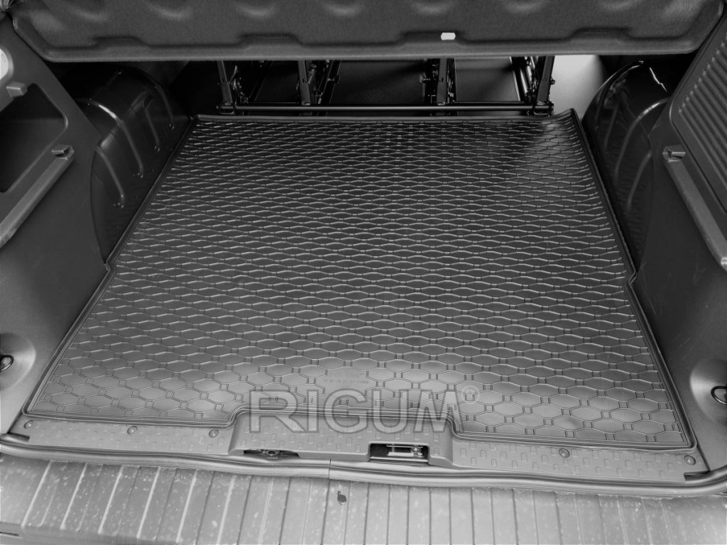 212B - 428018 Tappeto Gomma baule L2 passo lungo per Opel Vivaro dal 2014 - 8/9 posti