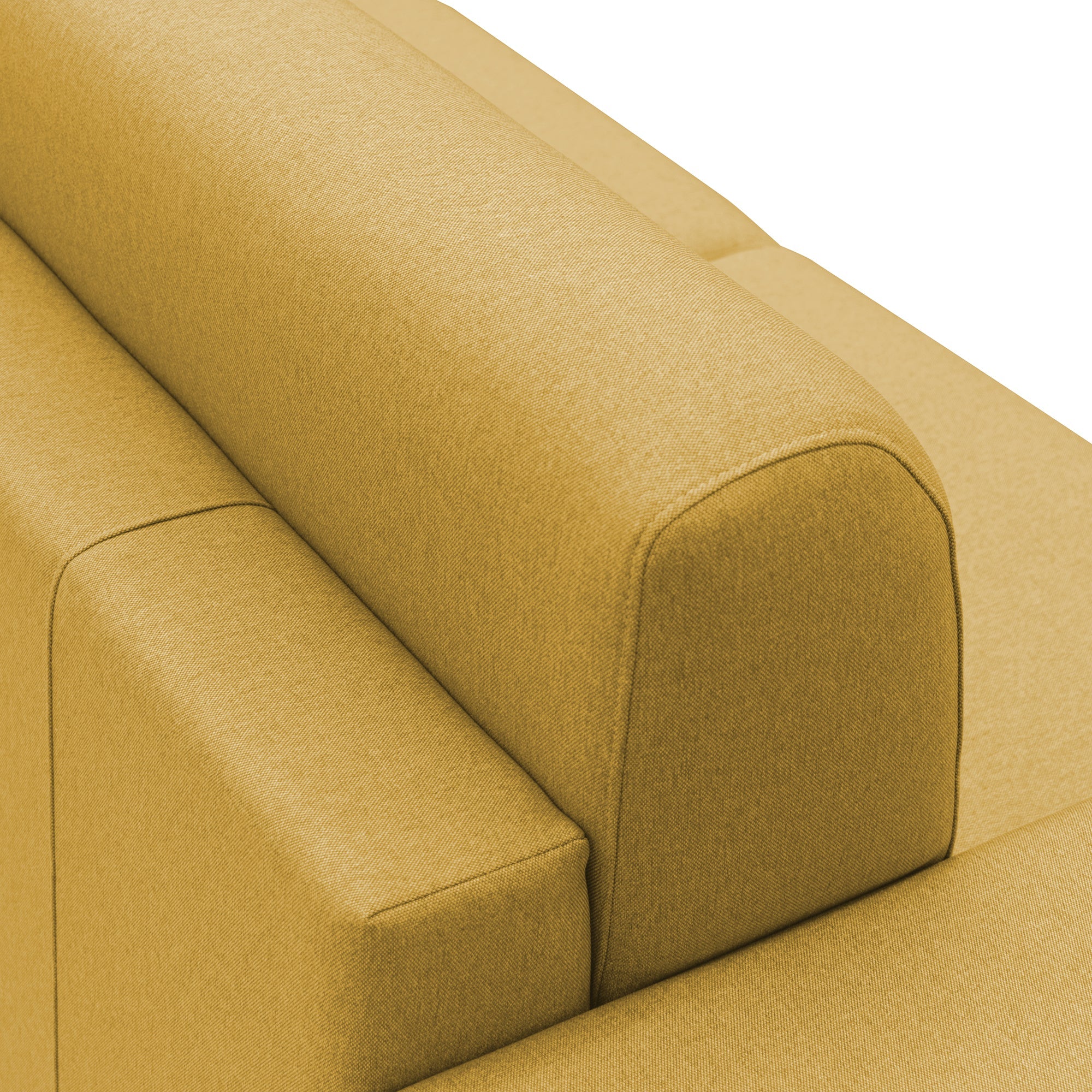 Chris Divano letto matrimoniale tessuto impermeabile 166 cm giallo