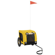 Rimorchio da Bici per Animali Giallo e Nero Oxford e Ferro CFW6952356