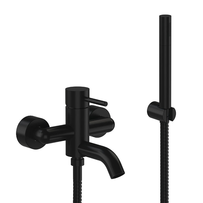 Miscelatore vasca nero opaco serie X Style