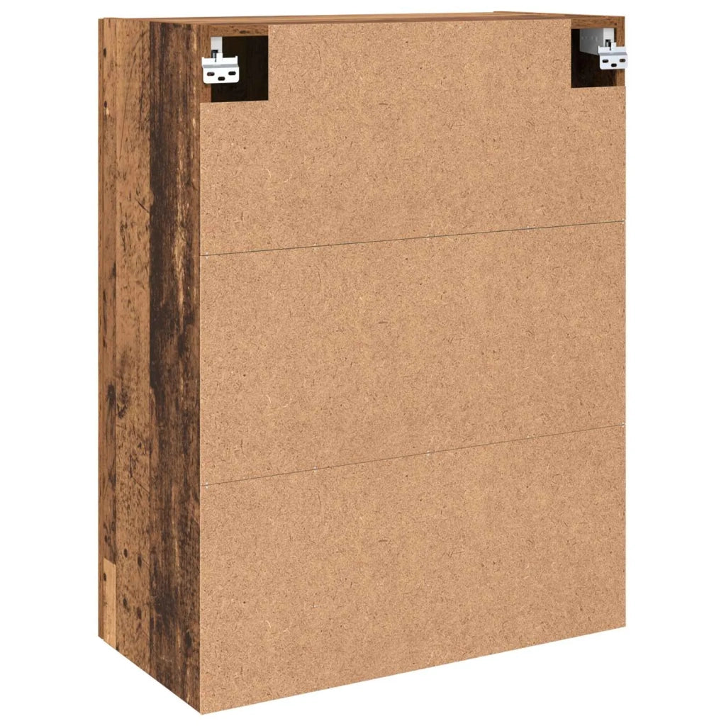 Mobiletto a muro 2 pcs Legno vecchio 69,5 x 34 x 90 cm 3394512