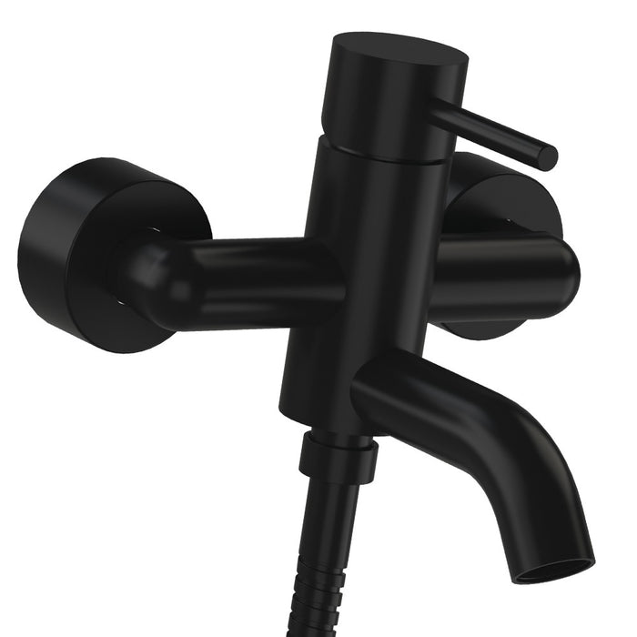 Miscelatore vasca nero opaco serie X Style