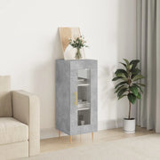 Credenza-Buffet-Armadio da cucina Grigio Cemento 34,5x34x90 cm in Legno Multistrato 409927