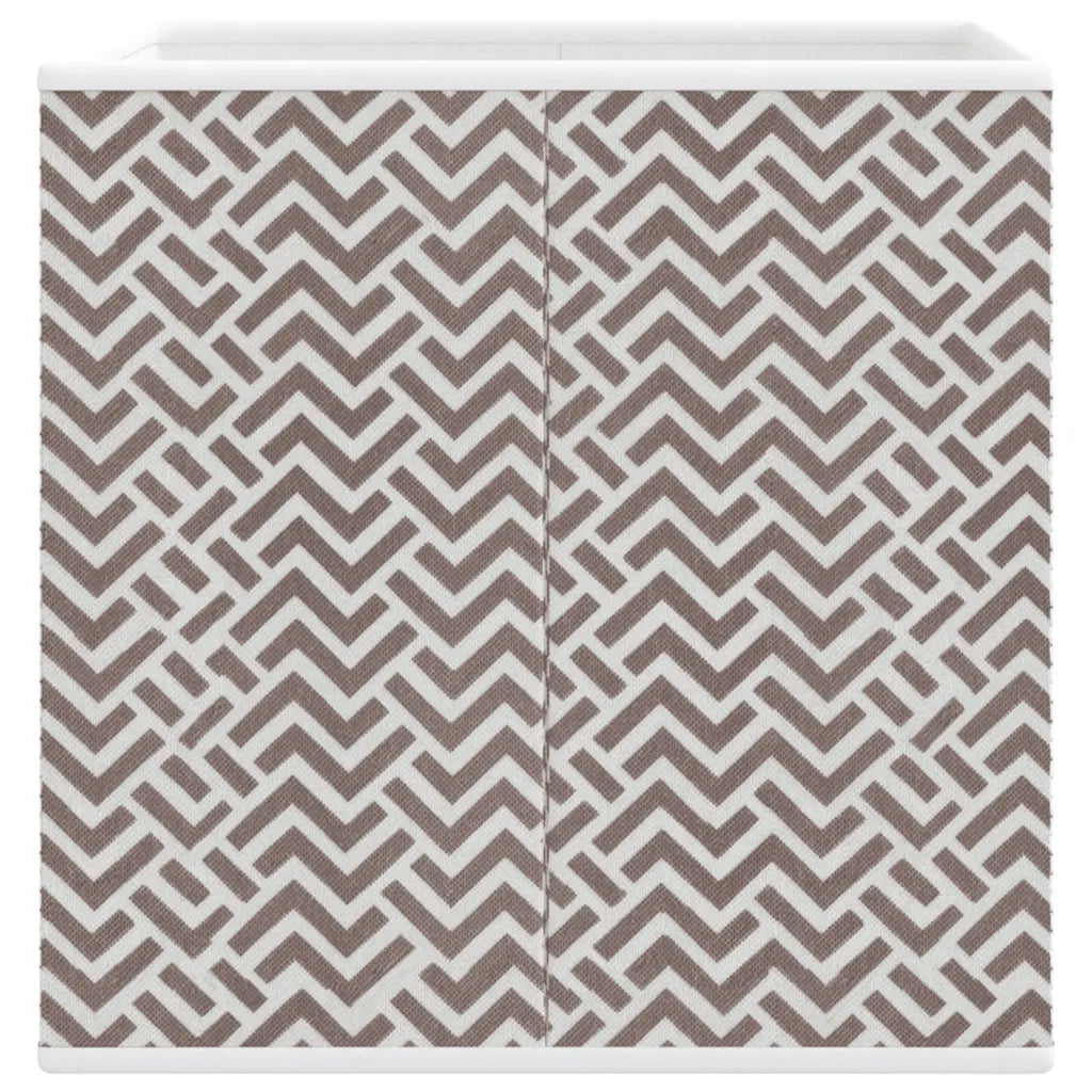 vidaXL Scatole Portaoggetti 10 pz 32x32x32 cm Tessuto non Tessuto