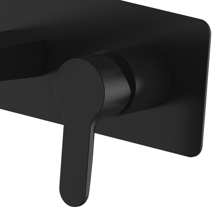 Miscelatore lavabo ad incasso nero opaco serie Winner