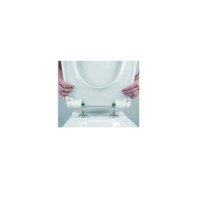 SEDILE WC - SLIM TERMO INDURENTE BIANCO UNIVERSALE SOFTCLOSE TAKEOFF